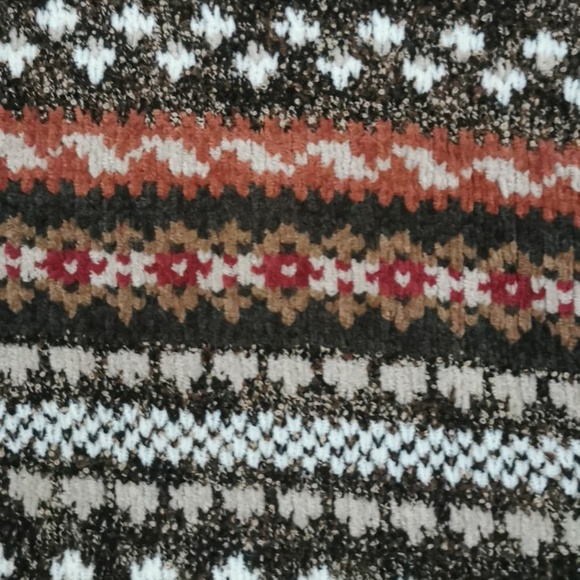 Vintage Tradition fair isle nordic cozycore pattern cardigan. Size L 14/16 - Picture 3 of 8